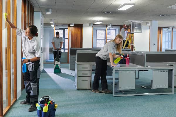 Commercial Cleaning service performed in a client home by Hadasa's Cleaning Services